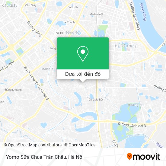 Bản đồ Yomo Sữa Chua Trân Châu