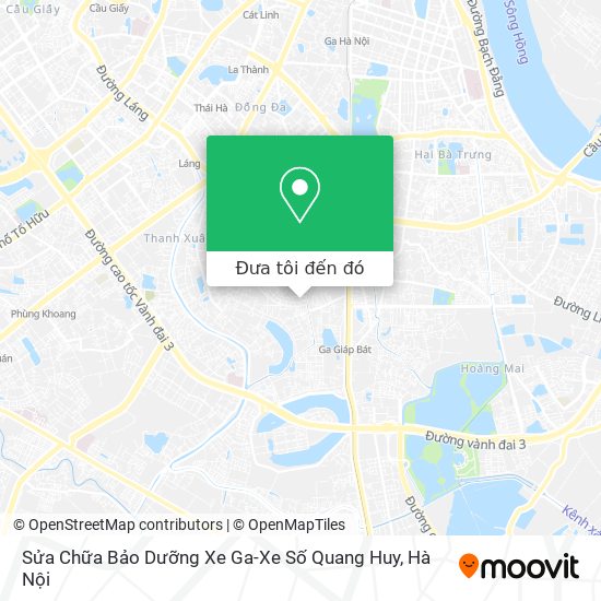 Bản đồ Sửa Chữa Bảo Dưỡng Xe Ga-Xe Số Quang Huy