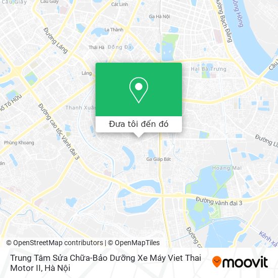 Bản đồ Trung Tâm Sửa Chữa-Bảo Dưỡng Xe Máy Viet Thai Motor II