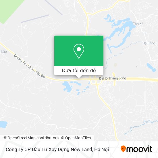 Bản đồ Công Ty CP Đầu Tư Xây Dựng New Land