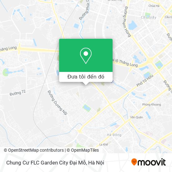 Bản đồ Chung Cư FLC Garden City Đại Mỗ