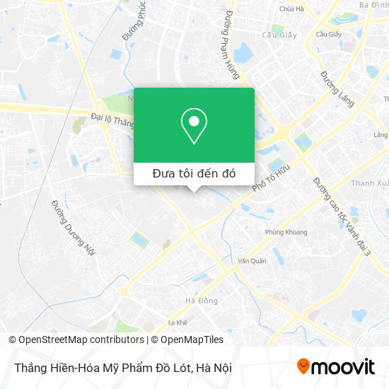 Bản đồ Thắng Hiền-Hóa Mỹ Phẩm Đồ Lót