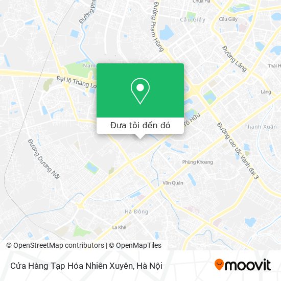 Bản đồ Cửa Hàng Tạp Hóa Nhiên Xuyên