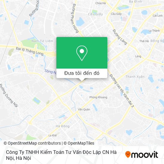Bản đồ Công Ty TNHH Kiểm Toán Tư Vấn Độc Lập CN Hà Nội