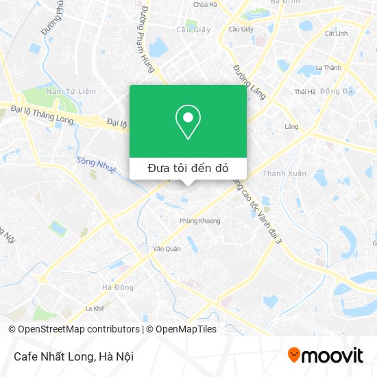 Bản đồ Cafe Nhất Long