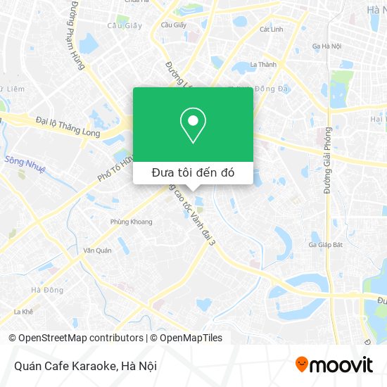 Bản đồ Quán Cafe Karaoke