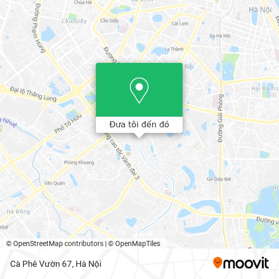 Bản đồ Cà Phê Vườn 67