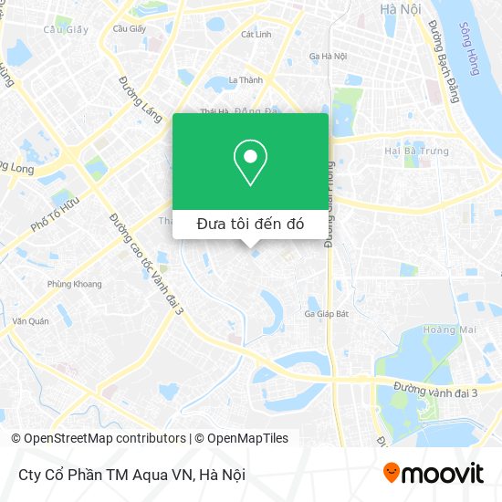 Bản đồ Cty Cổ Phần TM Aqua VN