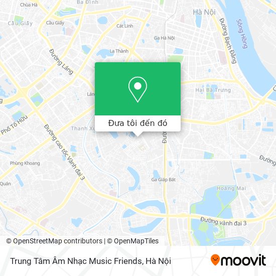 Bản đồ Trung Tâm Âm Nhạc Music Friends