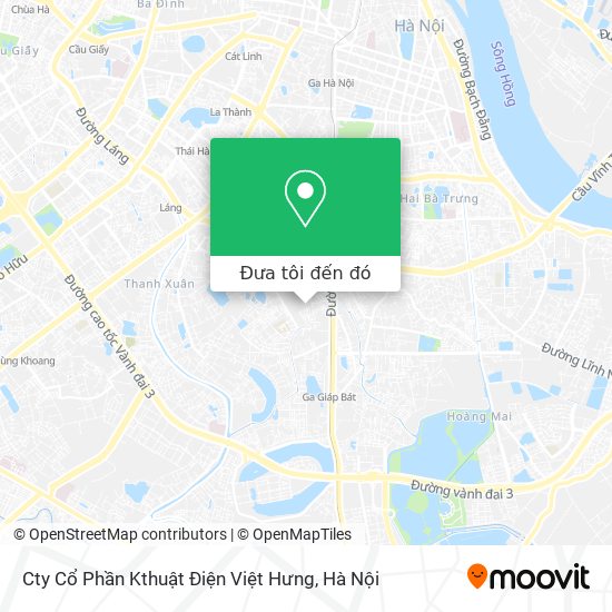 Bản đồ Cty Cổ Phần Kthuật Điện Việt Hưng