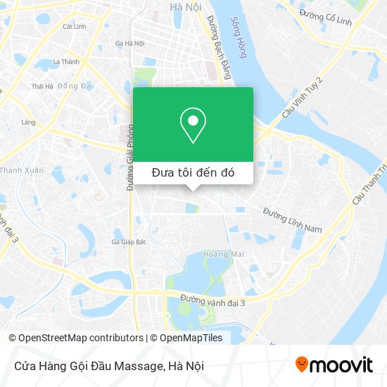 Bản đồ Cửa Hàng Gội Đầu Massage