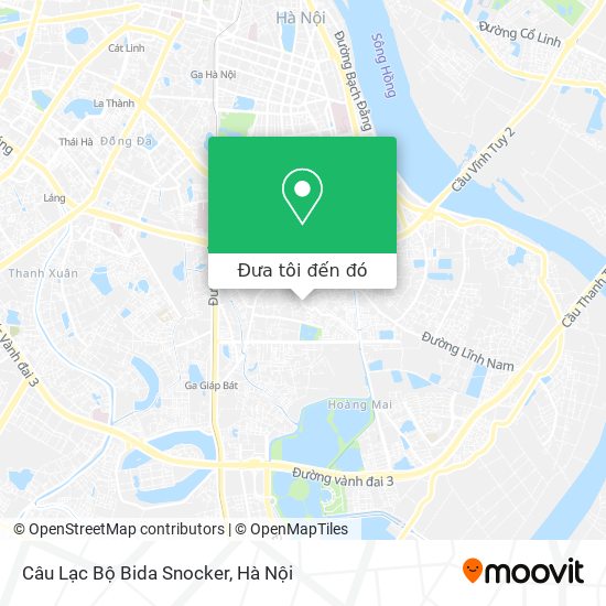 Bản đồ Câu Lạc Bộ Bida Snocker