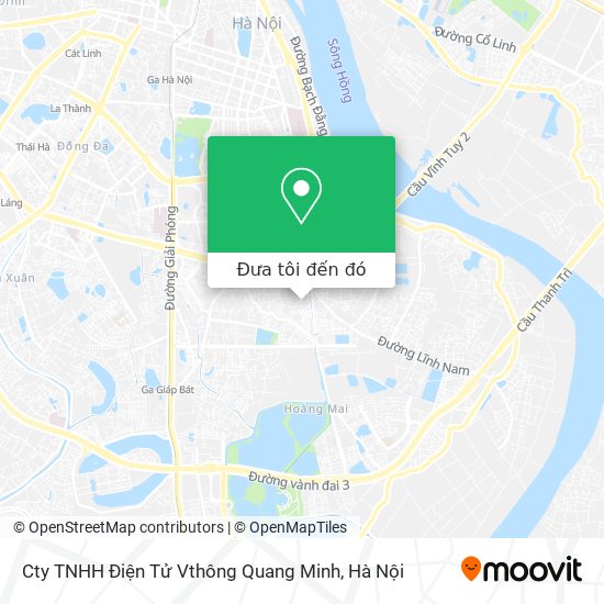 Bản đồ Cty TNHH Điện Tử Vthông Quang Minh