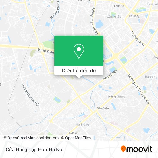 Bản đồ Cửa Hàng Tạp Hóa