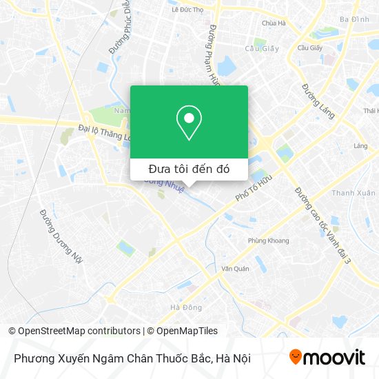 Bản đồ Phương Xuyến Ngâm Chân Thuốc Bắc