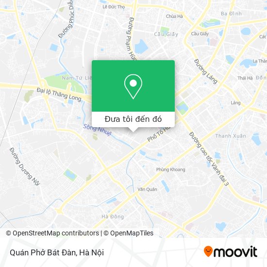 Bản đồ Quán Phở Bát Đàn
