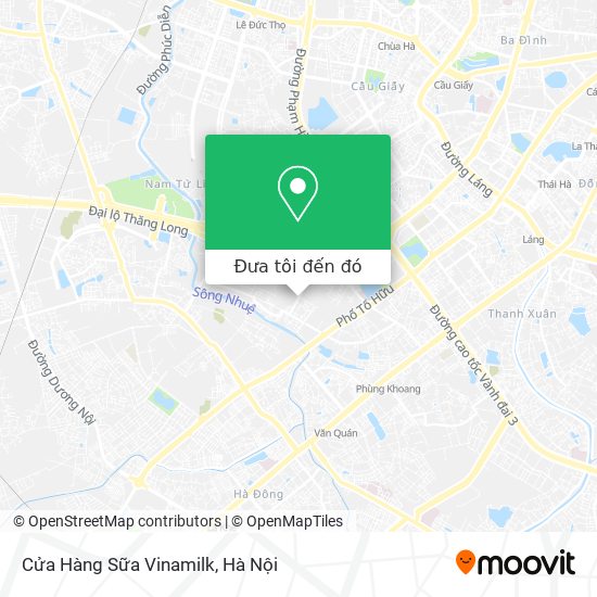 Bản đồ Cửa Hàng Sữa Vinamilk