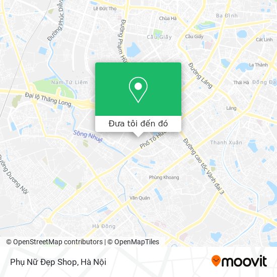 Bản đồ Phụ Nữ Đẹp Shop