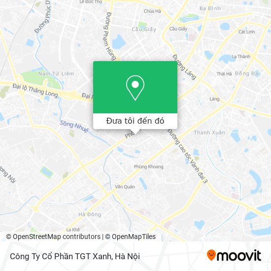 Bản đồ Công Ty Cổ Phần TGT Xanh