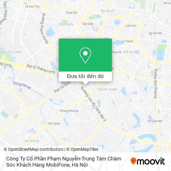 Bản đồ Công Ty Cổ Phần Phạm Nguyễn-Trung Tâm Chăm Sóc Khách Hàng MobiFone