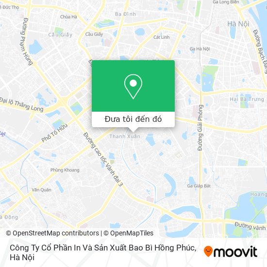 Bản đồ Công Ty Cổ Phần In Và Sản Xuất Bao Bì Hồng Phúc