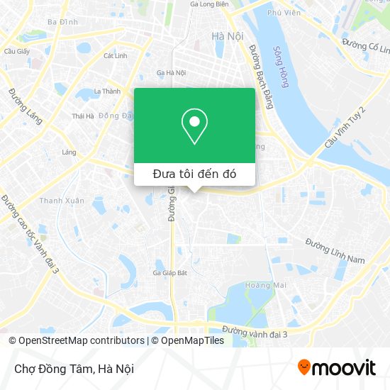 Bản đồ Chợ Đồng Tâm