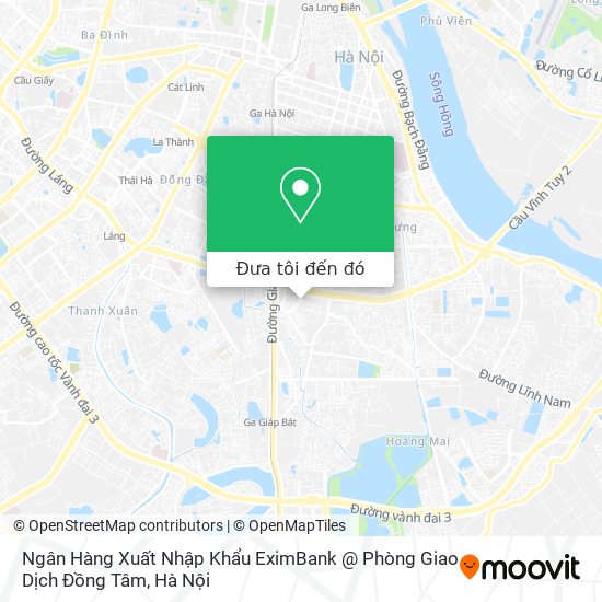 Bản đồ Ngân Hàng Xuất Nhập Khẩu EximBank @ Phòng Giao Dịch Đồng Tâm