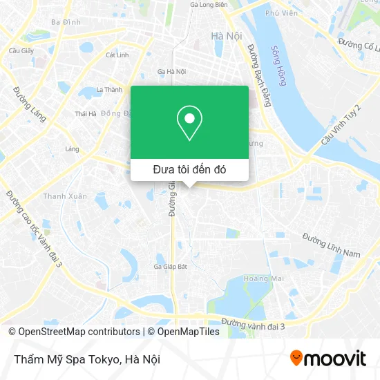 Bản đồ Thẩm Mỹ Spa Tokyo