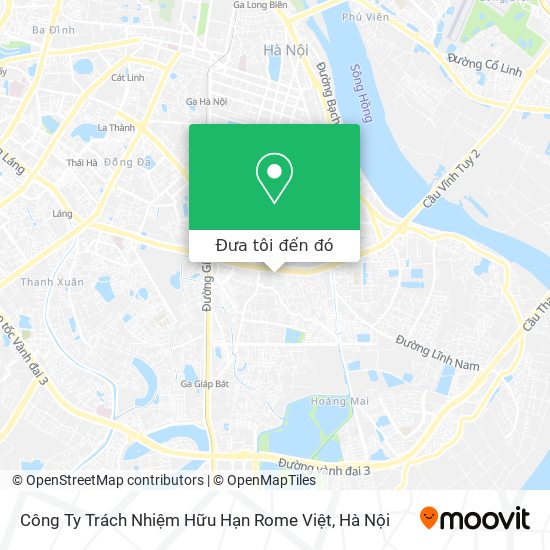 Bản đồ Công Ty Trách Nhiệm Hữu Hạn Rome Việt