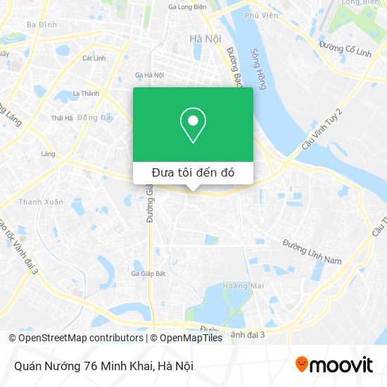 Bản đồ Quán Nướng 76 Minh Khai