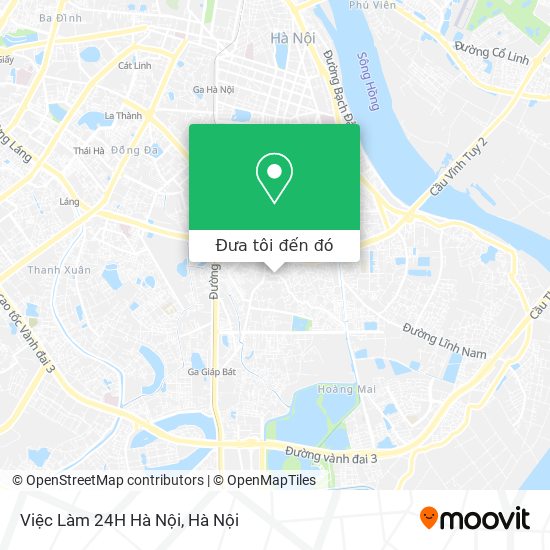 Bản đồ Việc Làm 24H Hà Nội