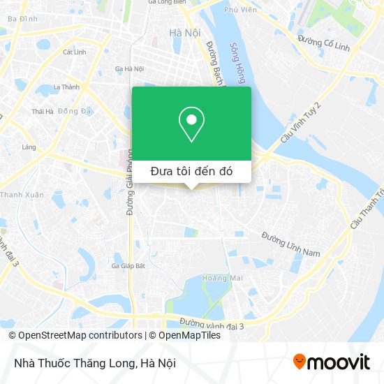 Bản đồ Nhà Thuốc Thăng Long