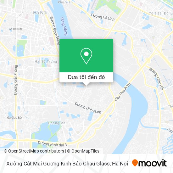 Bản đồ Xưởng Cắt Mài Gương Kính Bảo Châu Glass