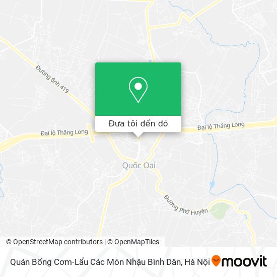 Bản đồ Quán Bống Cơm-Lẩu Các Món Nhậu Bình Dân