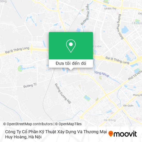 Bản đồ Công Ty Cổ Phần Kỹ Thuật Xây Dựng Và Thương Mại Huy Hoàng
