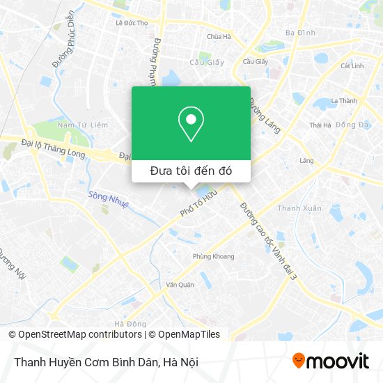 Bản đồ Thanh Huyền Cơm Bình Dân