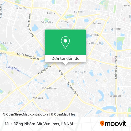 Bản đồ Mua Đồng-Nhôm-Sắt Vụn-Inox