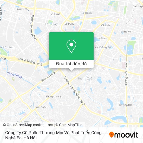 Bản đồ Công Ty Cổ Phần Thương Mại Và Phát Triển Công Nghệ Ec
