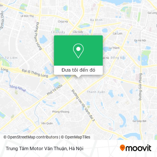 Bản đồ Trung Tâm Motor Văn Thuận