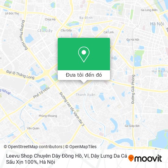 Bản đồ Leevu Shop Chuyên Dây Đồng Hồ, Ví, Dây Lưng Da Cá Sấu Xịn 100%