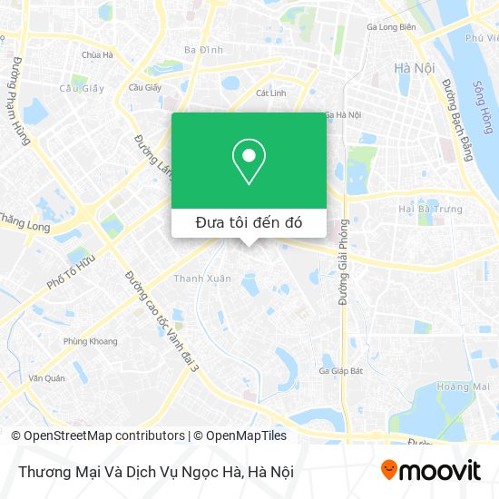 Bản đồ Thương Mại Và Dịch Vụ Ngọc Hà