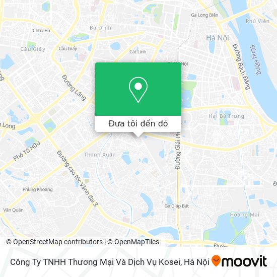 Bản đồ Công Ty TNHH Thương Mại Và Dịch Vụ Kosei