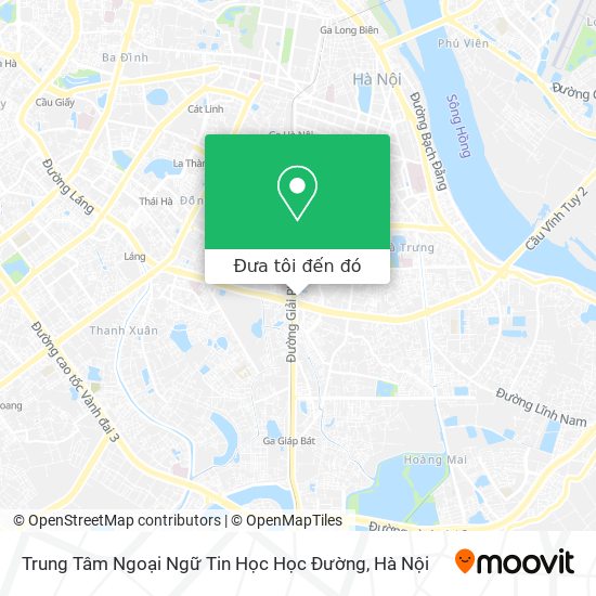 Bản đồ Trung Tâm Ngoại Ngữ Tin Học Học Đường