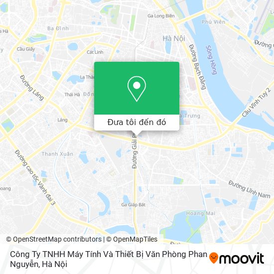 Bản đồ Công Ty TNHH Máy Tính Và Thiết Bị Văn Phòng Phan Nguyễn