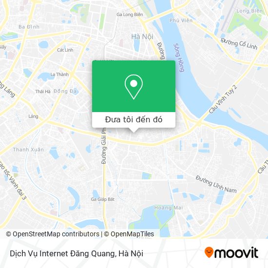 Bản đồ Dịch Vụ Internet Đăng Quang