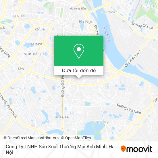 Bản đồ Công Ty TNHH Sản Xuất Thương Mại Anh Minh