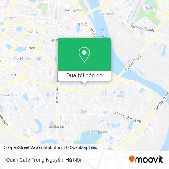 Bản đồ Quán Cafe Trung Nguyên