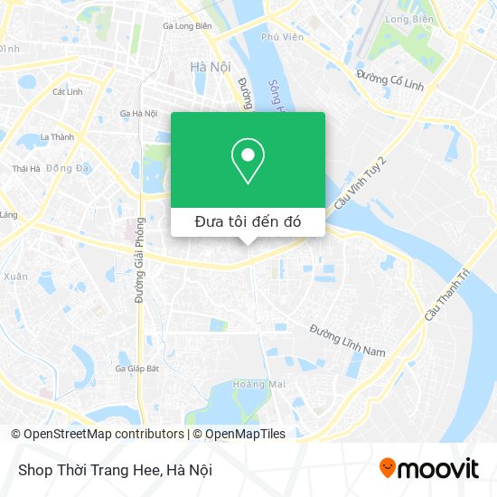 Bản đồ Shop Thời Trang Hee