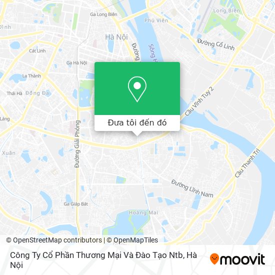 Bản đồ Công Ty Cổ Phần Thương Mại Và Đào Tạo Ntb