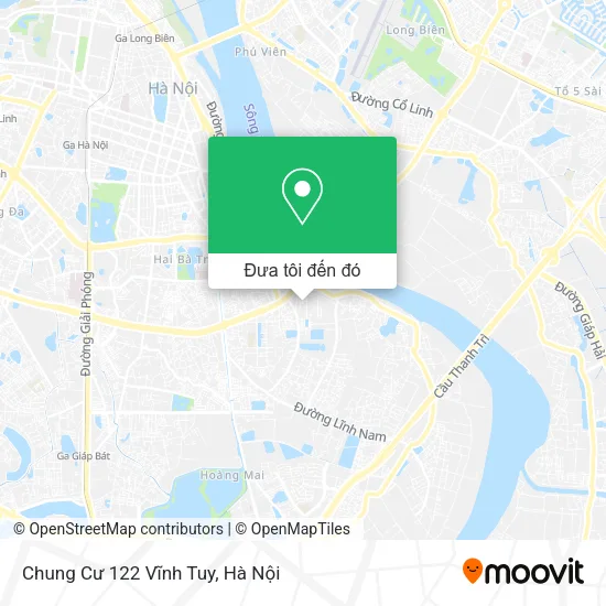 Bản đồ Chung Cư 122 Vĩnh Tuy